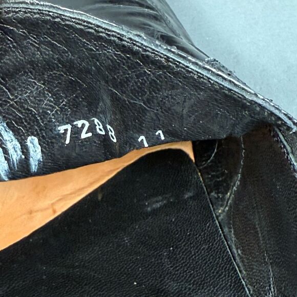 Vittorio Virgili Men’s Size 11 Black Leather Loafers – Made in Italy Slip-On - Picture 8 of 10